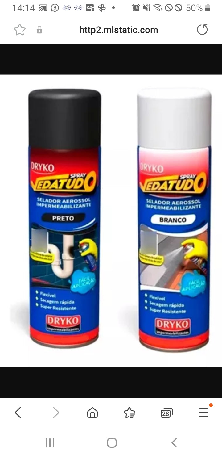 Spray  Impermeabilizante Liquído Vedex Pro - Pague 3 leve 6