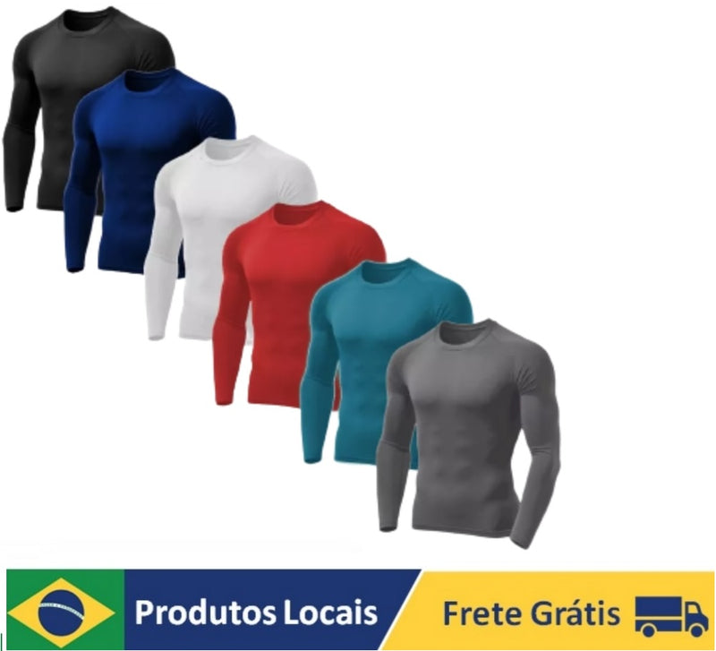 Chega Em 4 dias - Camiseta de Proteção Solar  UV 50 Unissex + Várias Cores -