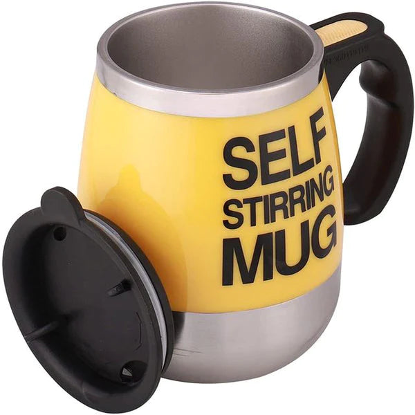 Caneca Térmica Automática Elétrica Magnética Mistura Shake Café Chá 400ML