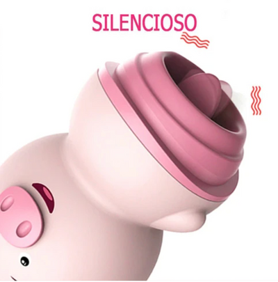 Pig. Silenciozo e Discreto Vibrador de língua 2023