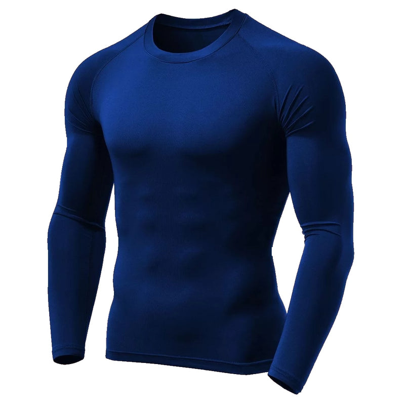 Camiseta de proteção solar térmica de compressão segunda pele tecido gelado UV 50 + várias cores  unissex masculino fem